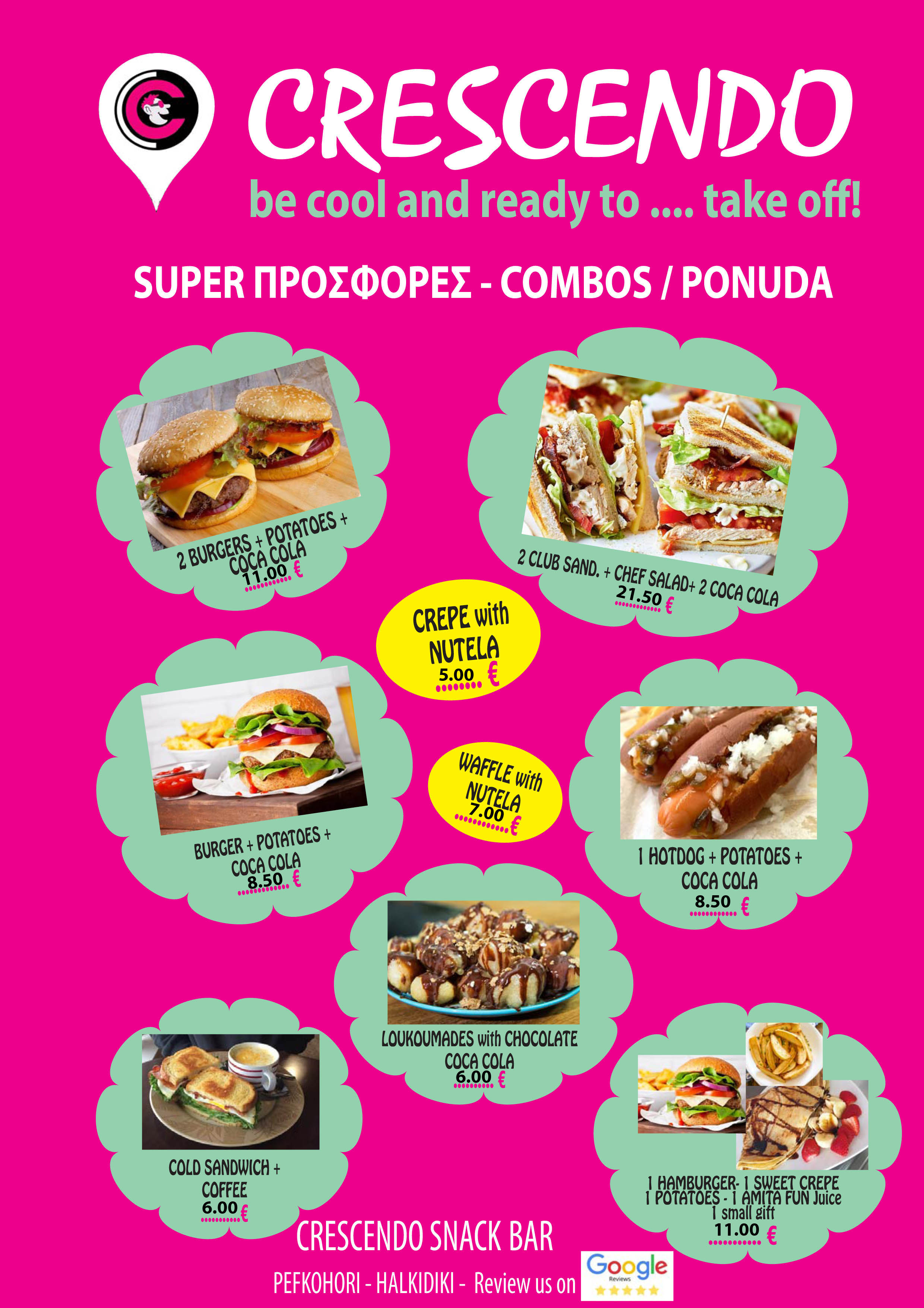 Menu Page 1